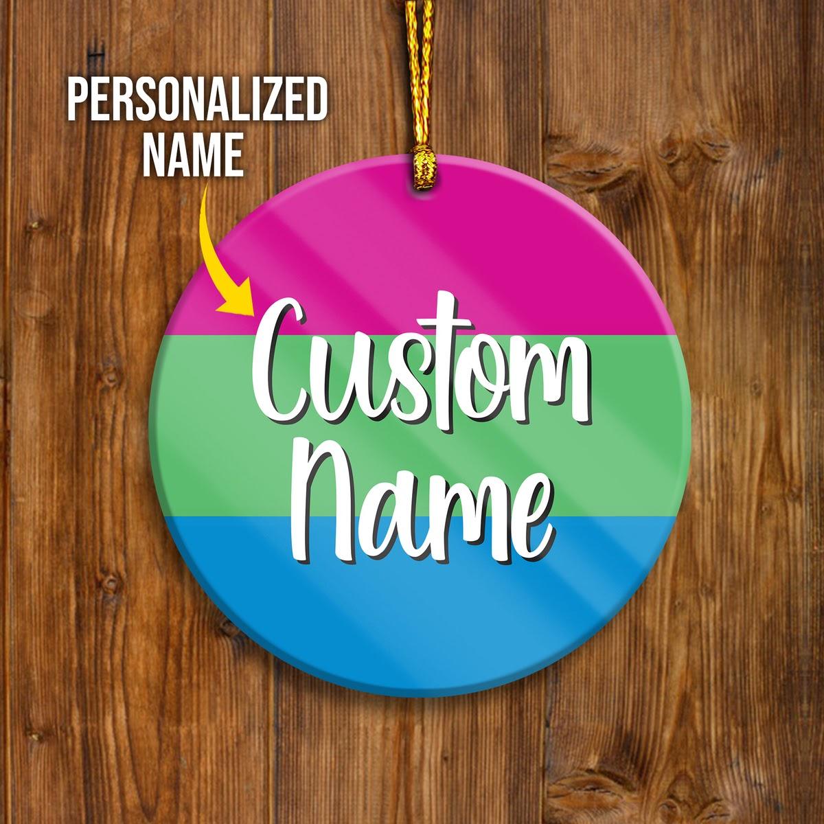 Custom Name Ornament Polysexual - CustomsPig