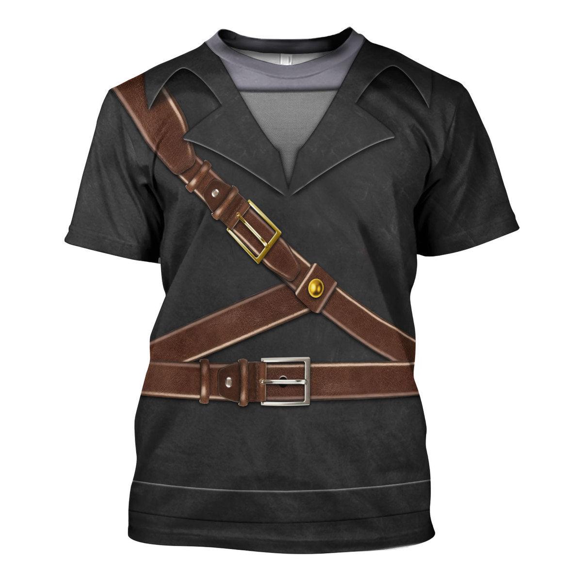 Dark Link Attire Shield Unisex Hoodie Sweatshirt T-shirt Sweatpants Cosplay - CustomsPig.com