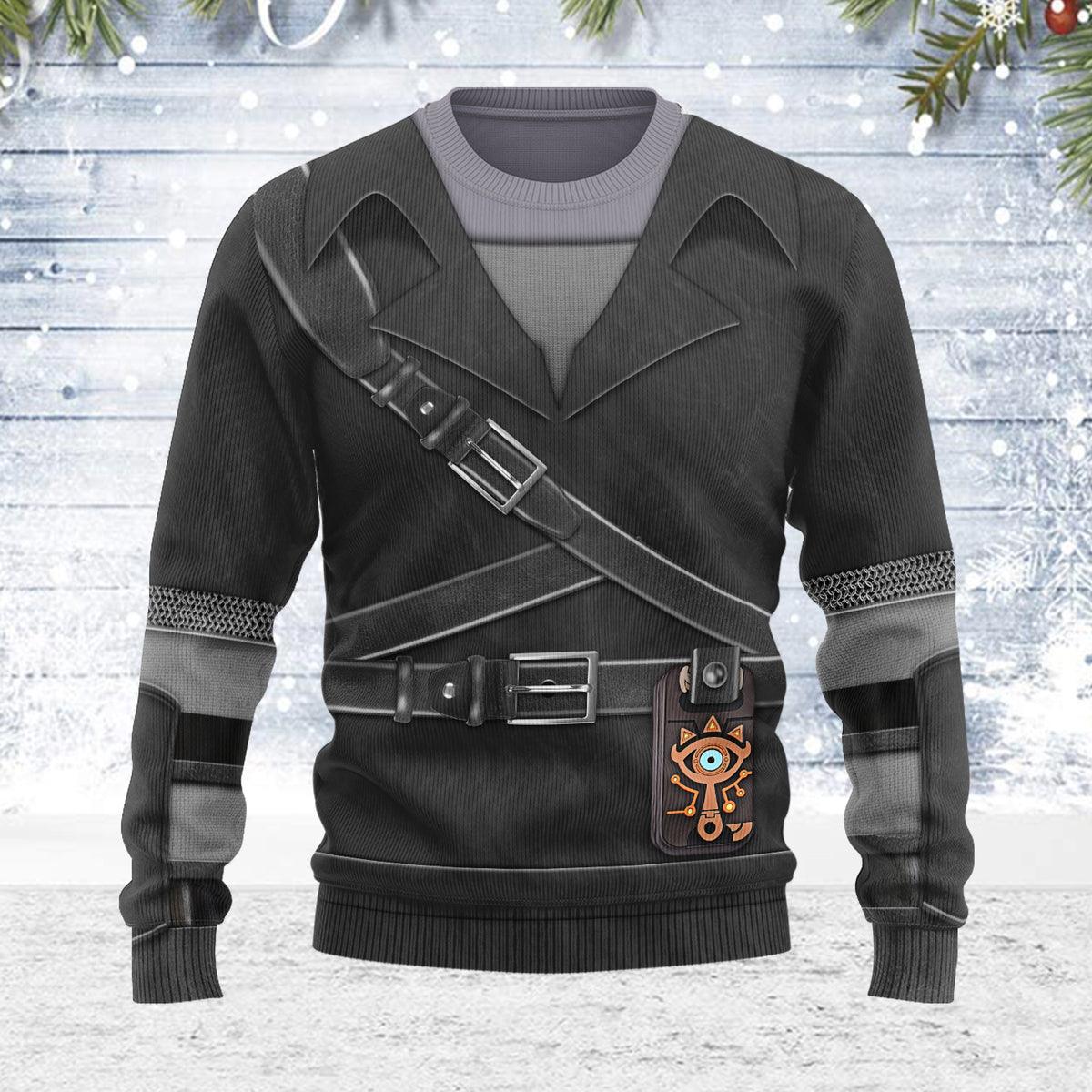 Dark Link Themed Costume Unisex Christmas Wool Sweater - CustomsPig.com