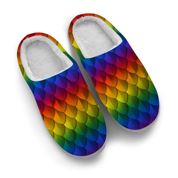 Dragon Scale Colorful Slippers - CustomsPig