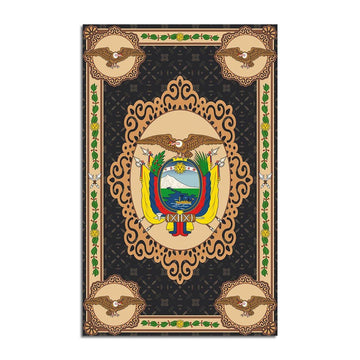 Ecuador Coat Of Arms Rug - CustomsPig