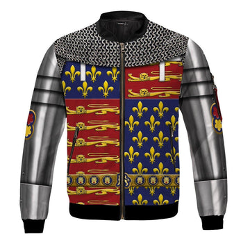Edward The Black Prince Armor Bomber Jacket - DucG