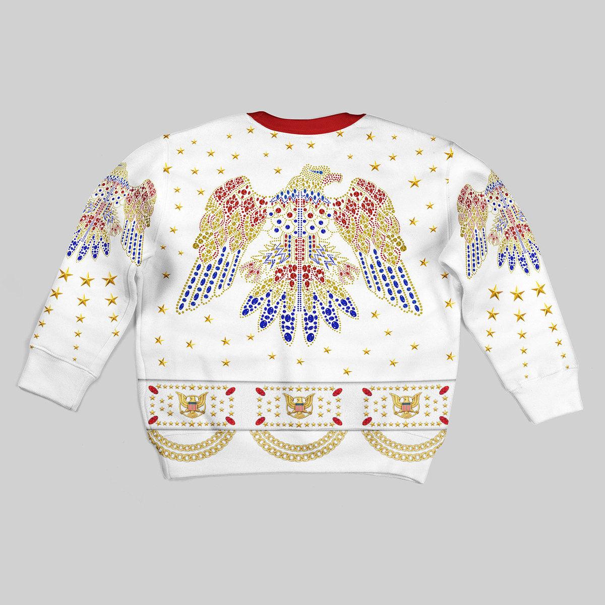 Elvis Costume Kid Hoodie Sweatshirt T-Shirt - CustomsPig.com