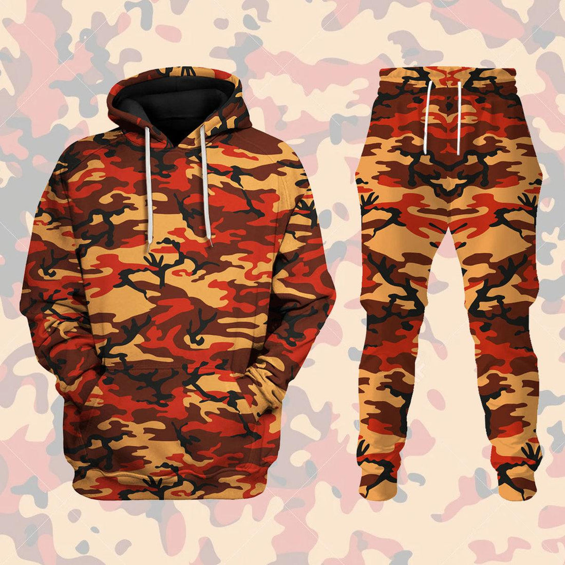 Flecktarn Red Brown German World War II Camouflage Patterns - DucG