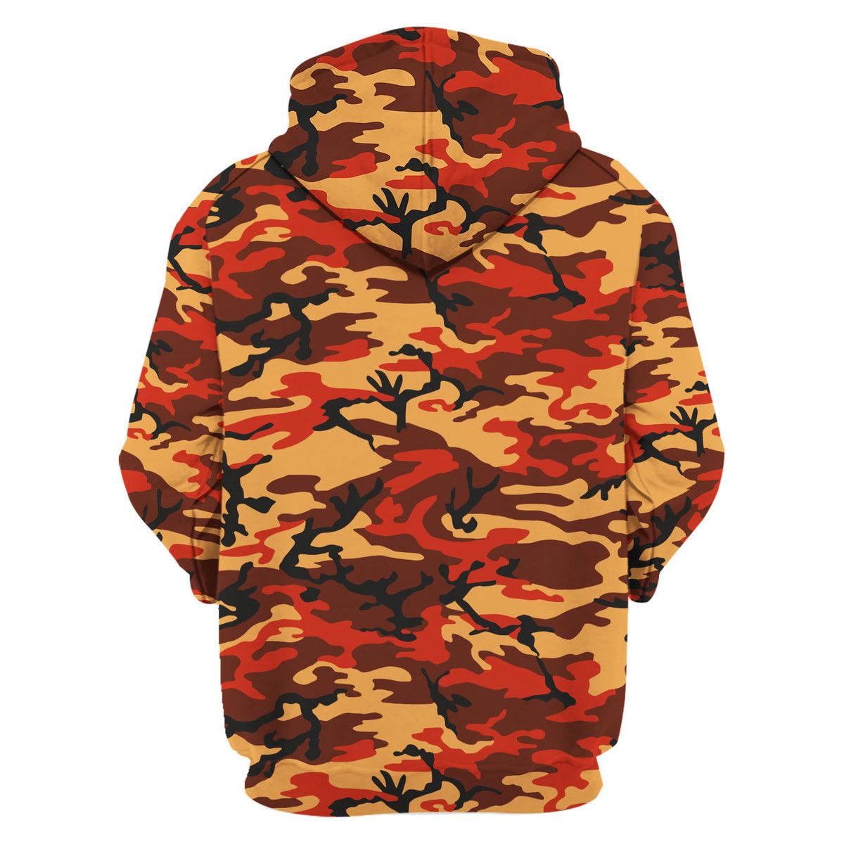 Flecktarn Red Brown German World War II Camouflage Patterns - DucG