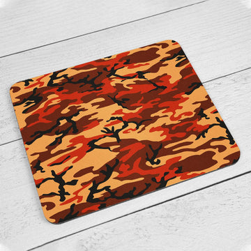 Flecktarn Red Brown German World War II Camouflage Patterns MousePad - DucG