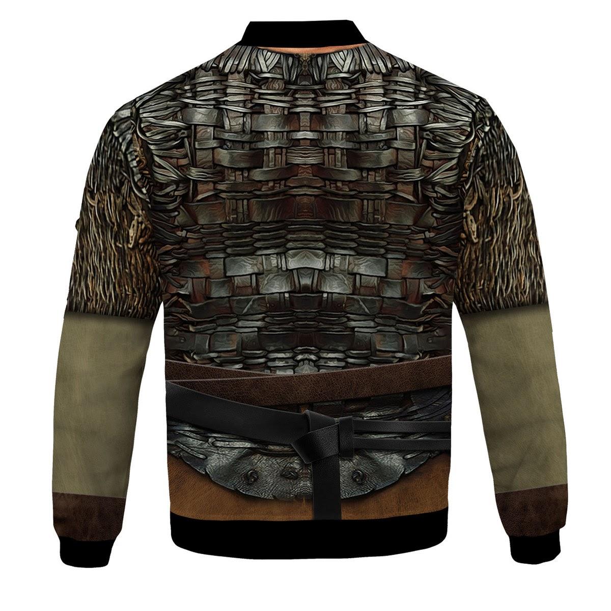 Floki Viking Outfit Bomber Jacket - DucG