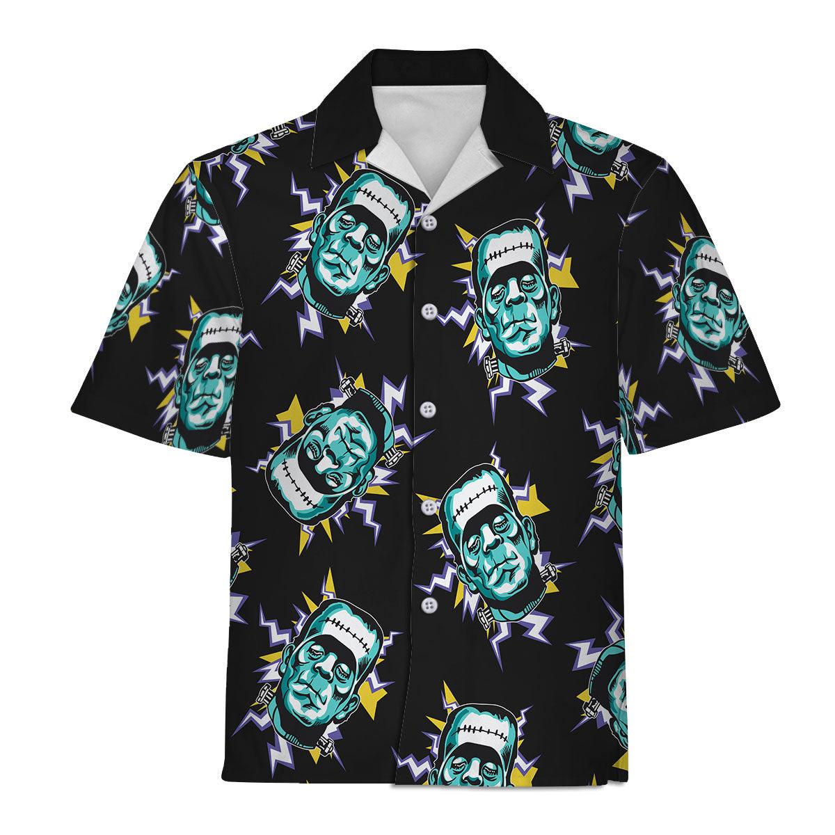 Frankenstein Hawaiian Shirt 3D Shirt For Unisex -  CustomsPig.com
