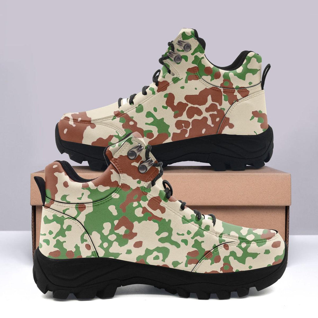 French Experiment Flecktarn Hiking Shoes - DucG
