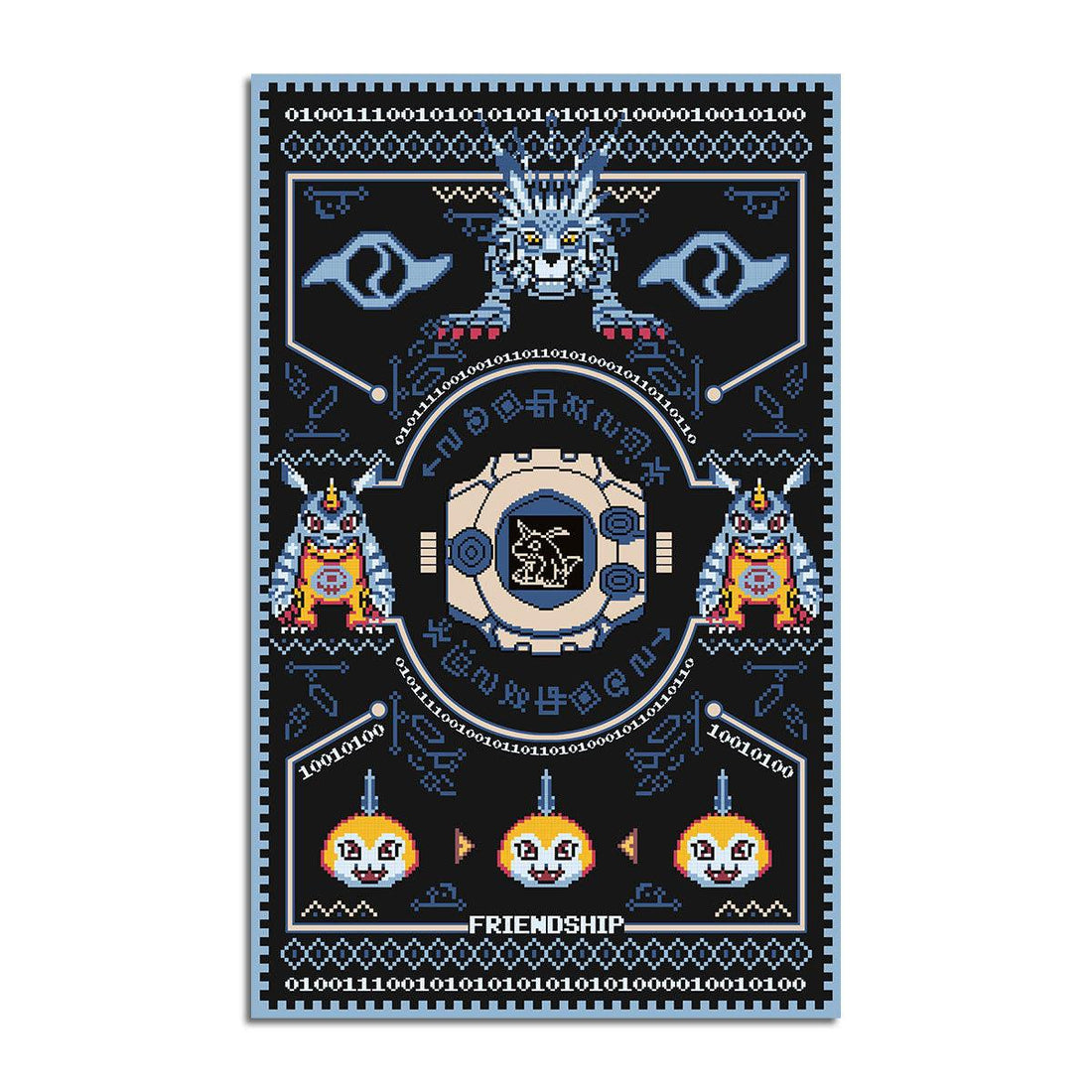 Gabumon Digimon Rug - Garurumon Crest of Friendship - DucG