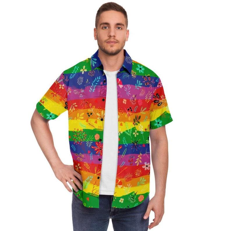 Gay Flower Hawaiian Shirt - CustomsPig
