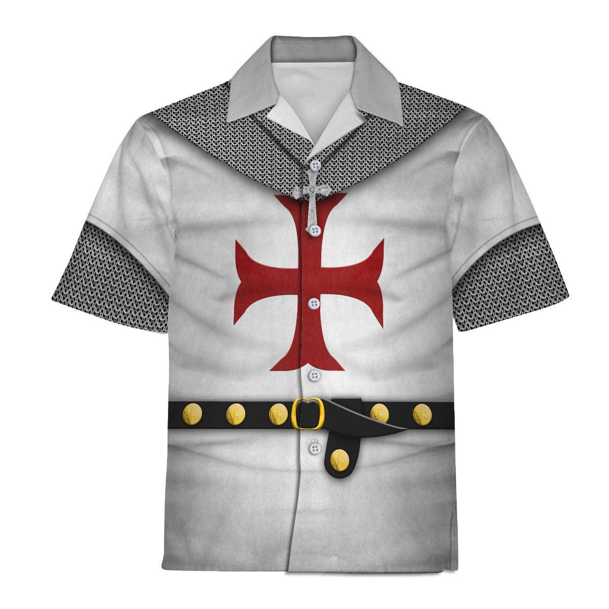 Gearhomie 1147–1149 English Templar Knight Costume Hoodie Sweatshirt T-Shirt Tracksuit - Gearhomie.com