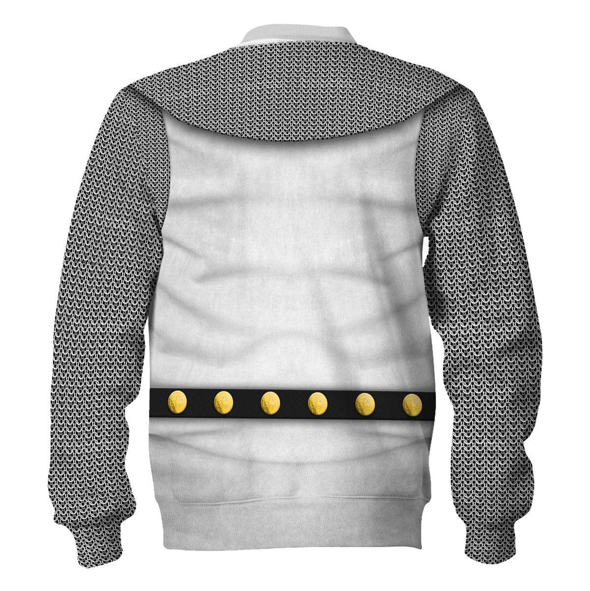 CustomsPig 1189-1192 English Templar Knights Costume Hoodie Sweatshirt T-Shirt Tracksuit - CustomsPig.com
