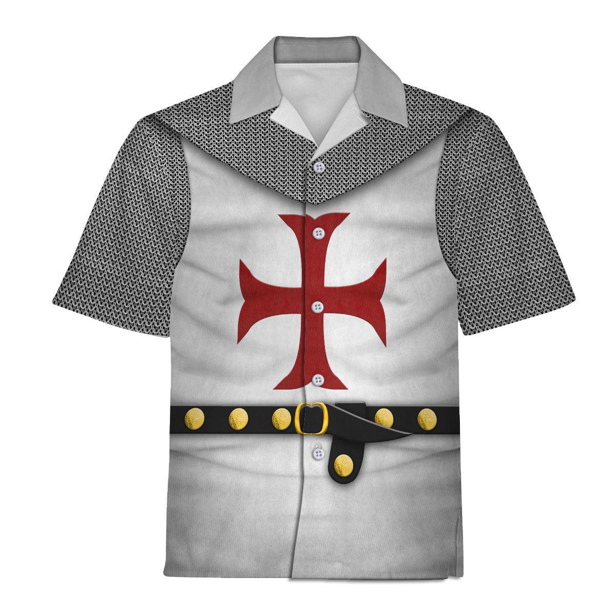 Gearhomie 1189-1192 English Templar Knights Costume Hoodie Sweatshirt T-Shirt Tracksuit - Gearhomie.com