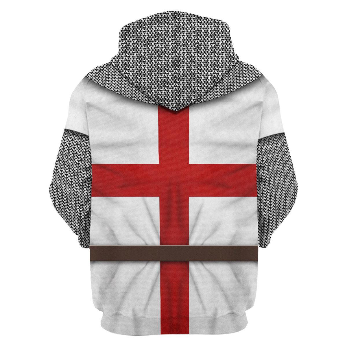 CustomsPig 1189-1192 Templar Knight-String Mail Costume Hoodie Sweatshirt T-Shirt Tracksuit - CustomsPig.com