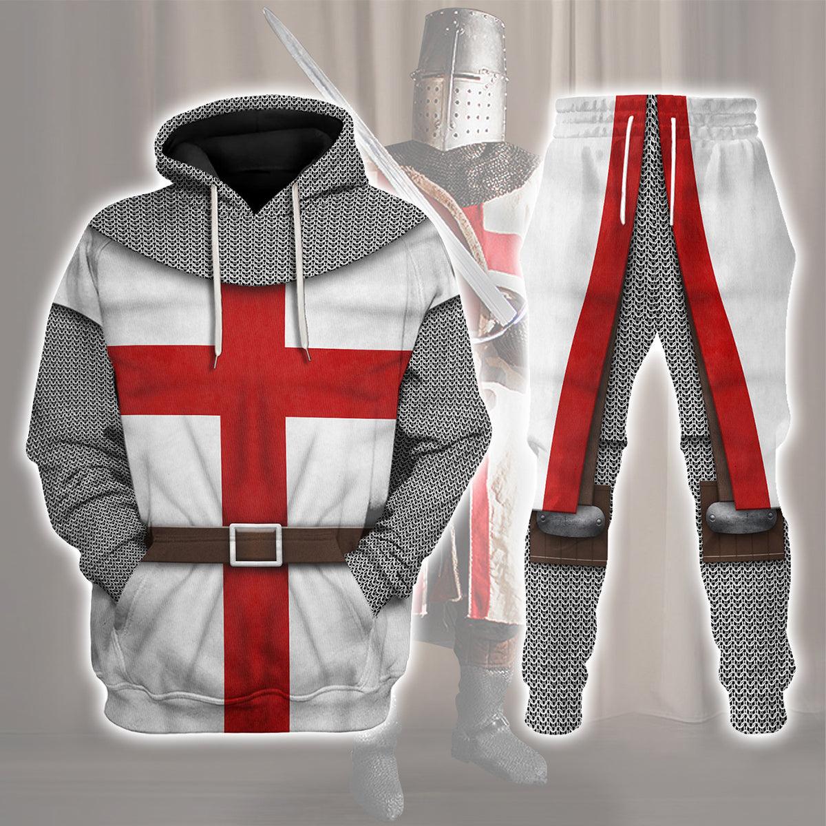 Gearhomie 1189-1192 Templar Knight-String Mail Costume Hoodie Sweatshirt T-Shirt Tracksuit - Gearhomie.com