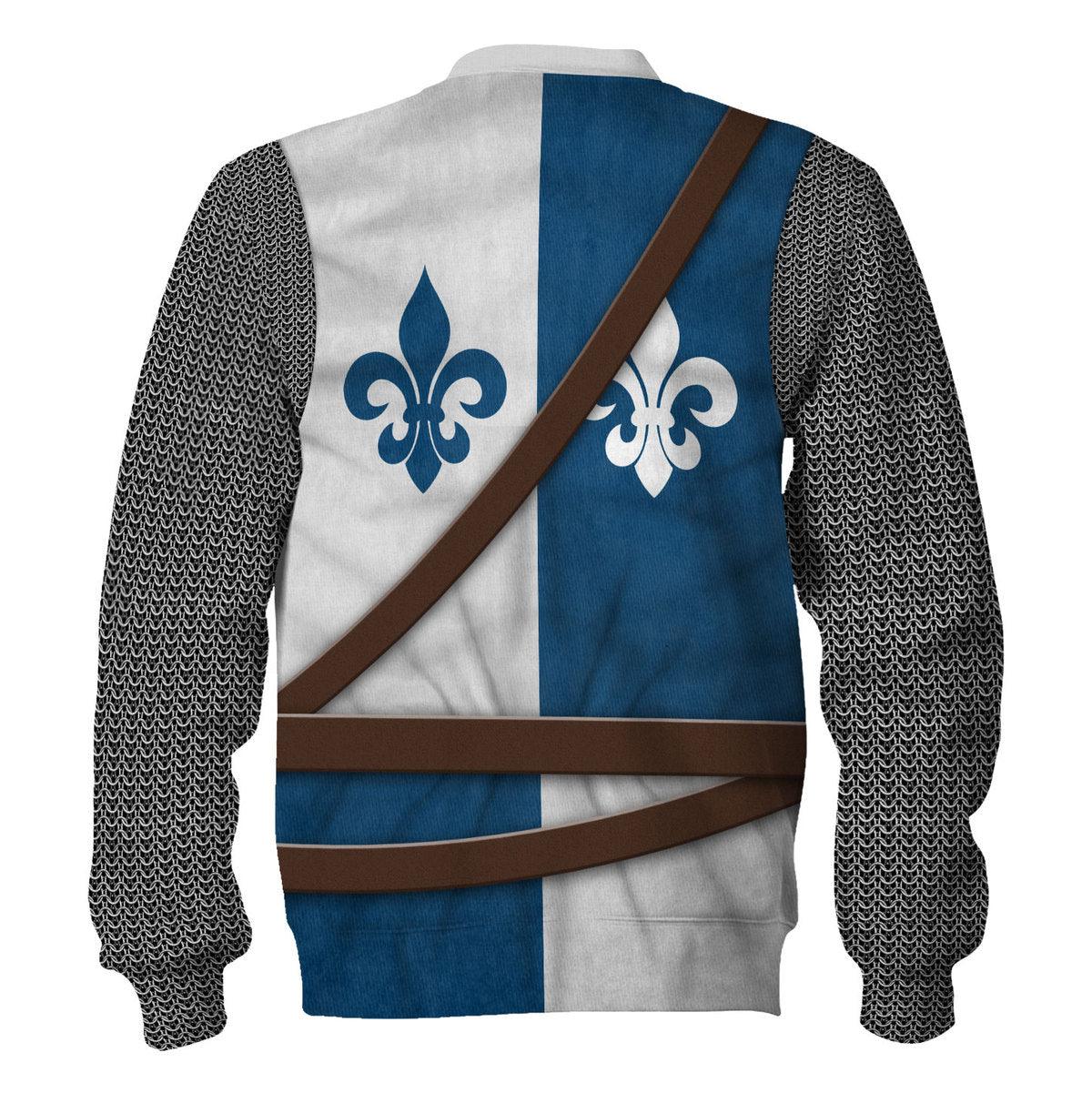 Gearhomie 12th Century French Knight Costume Hoodie Sweatshirt T-Shirt Tracksuit - Gearhomie.com