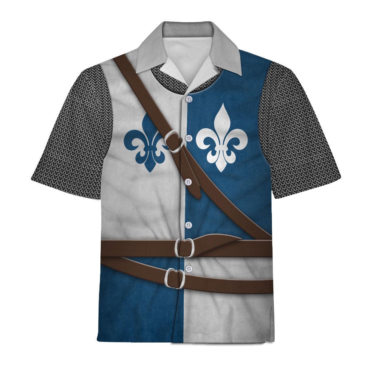 Gearhomie 12th Century French Knight Costume Hoodie Sweatshirt T-Shirt Tracksuit - Gearhomie.com