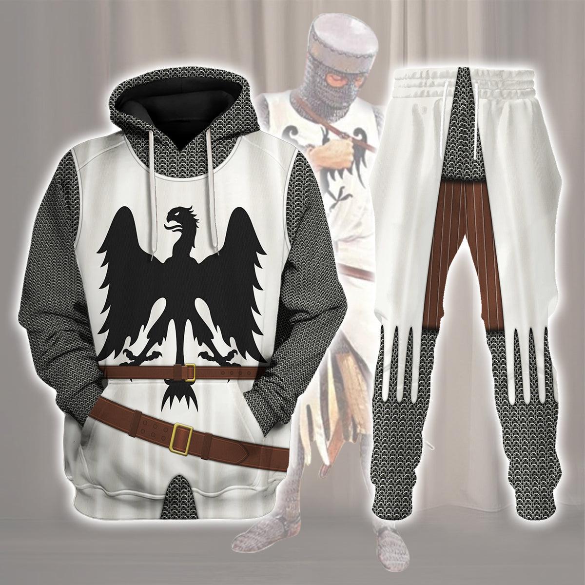 Gearhomie 12th Century German Knight Costume Hoodie Sweatshirt T-Shirt Tracksuit - Gearhomie.com