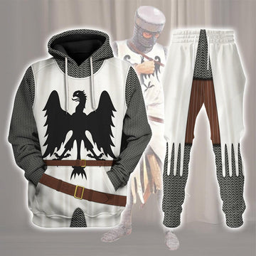 Gearhomie 12th Century German Knight Costume Hoodie Sweatshirt T-Shirt Tracksuit - Gearhomie.com