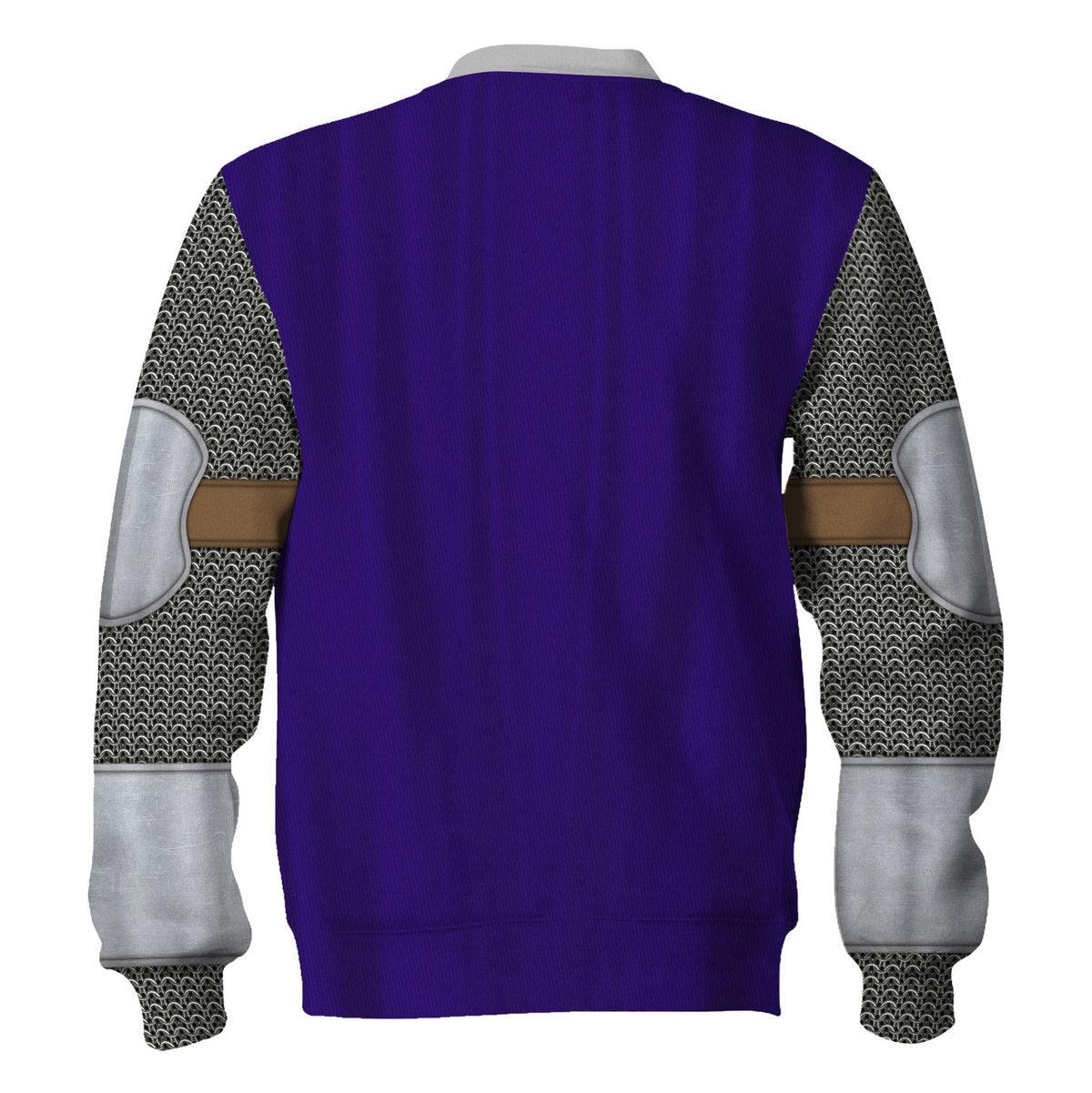 Gearhomie 12th Century Holy Roman Empire Knight Costume Hoodie Sweatshirt T-Shirt Tracksuit - Gearhomie.com