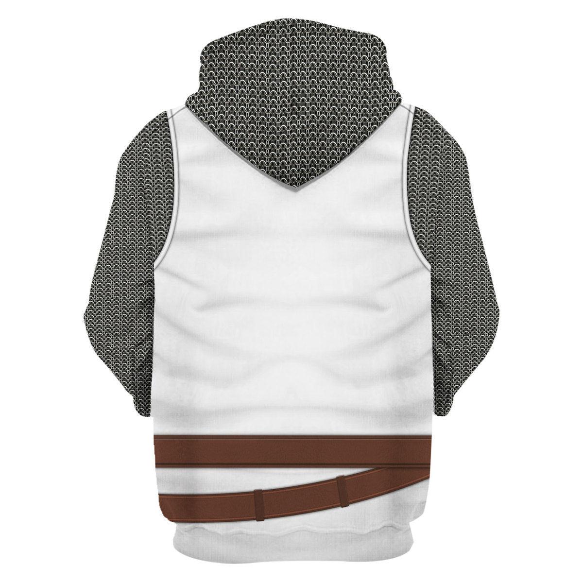 Gearhomie 12th Century Knights Templar Costume Hoodie Sweatshirt T-Shirt Tracksuit - Gearhomie.com