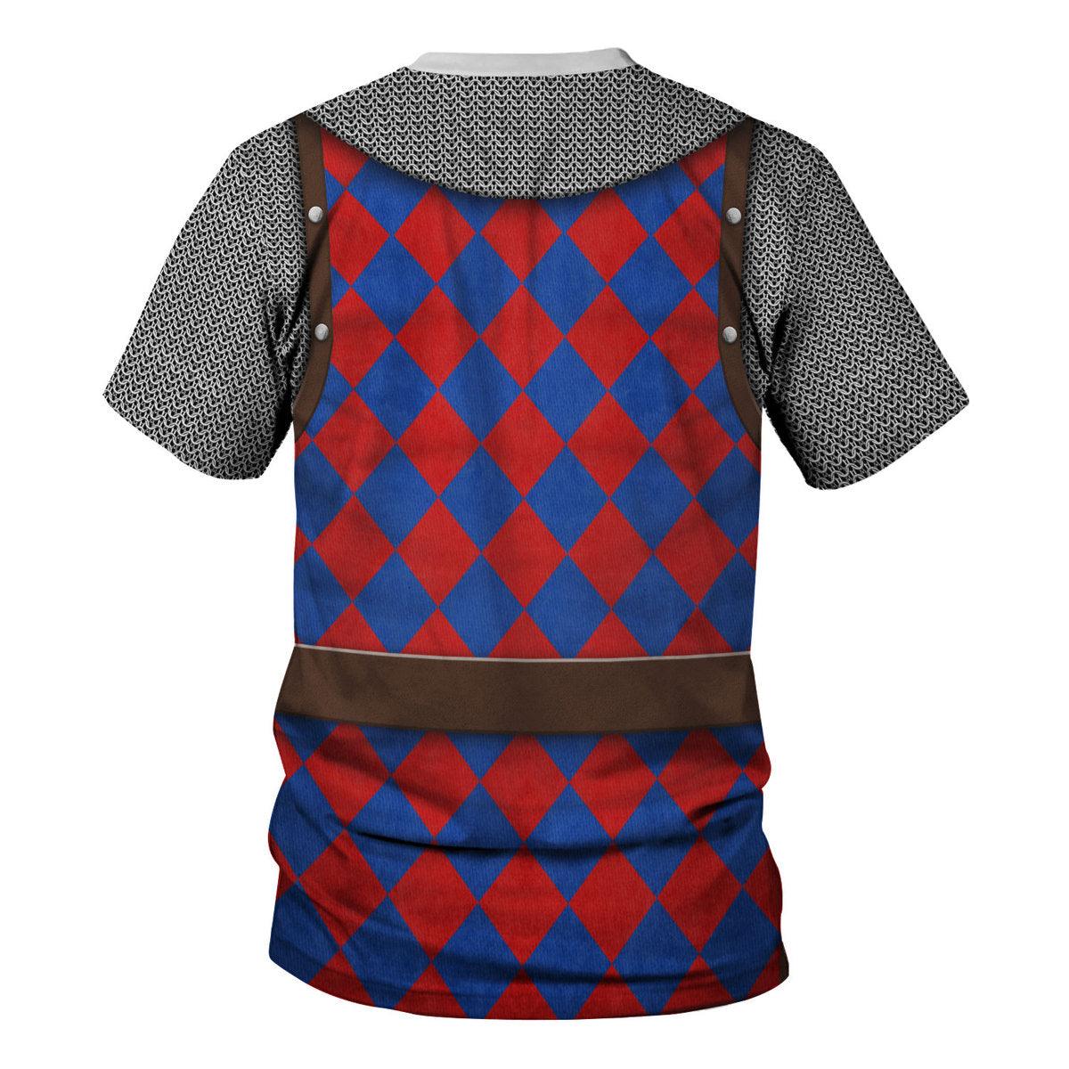 Gearhomie 13th Century French Knight Costume Hoodie Sweatshirt T-Shirt Tracksuit - Gearhomie.com
