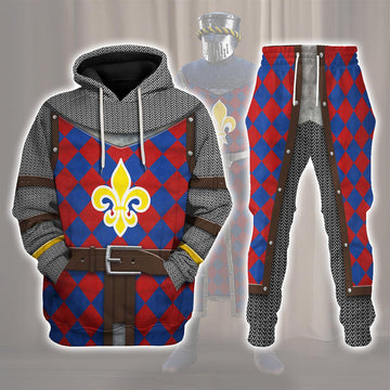 Gearhomie 13th Century French Knight Costume Hoodie Sweatshirt T-Shirt Tracksuit - Gearhomie.com