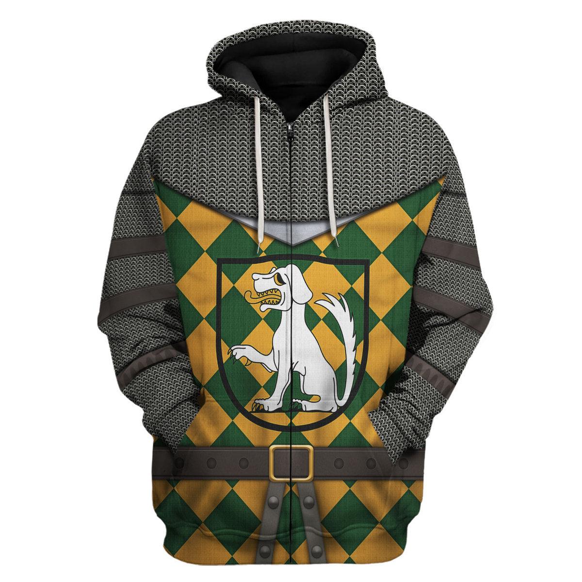 Gearhomie 13th Century German Knight Costume Hoodie Sweatshirt T-Shirt Tracksuit - Gearhomie.com