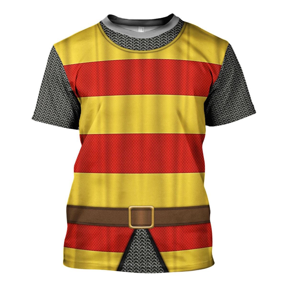 Gearhomie 13th Century Holy Roman Empire Knight Costume Hoodie Sweatshirt T-Shirt Tracksuit - Gearhomie.com