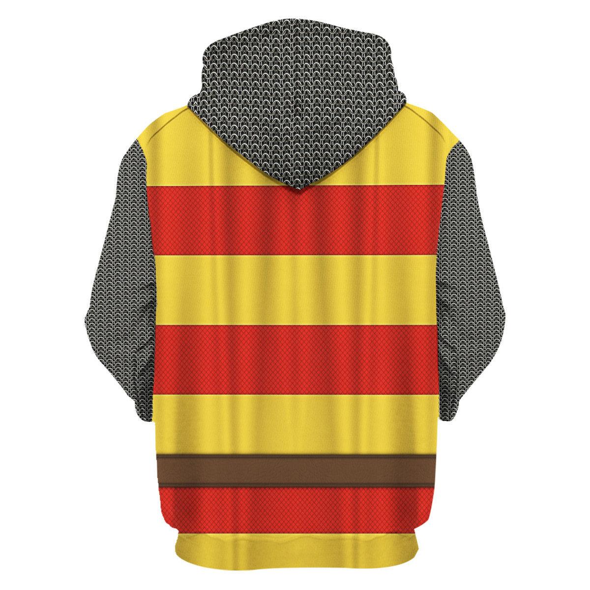 Gearhomie 13th Century Holy Roman Empire Knight Costume Hoodie Sweatshirt T-Shirt Tracksuit - Gearhomie.com
