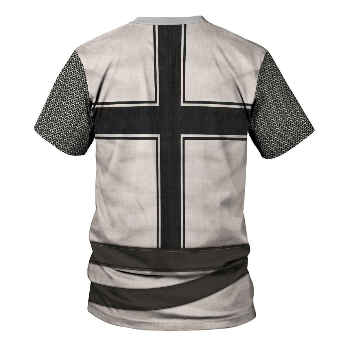 Gearhomie 13th Century Teutonic Knight of Saint Mary Costume Hoodie Sweatshirt T-Shirt Tracksuit - Gearhomie.com
