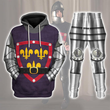 Gearhomie 1415 Agincourt Knight Duke of Alencon Knight Costume Hoodie Sweatshirt T-Shirt Tracksuit - Gearhomie.com