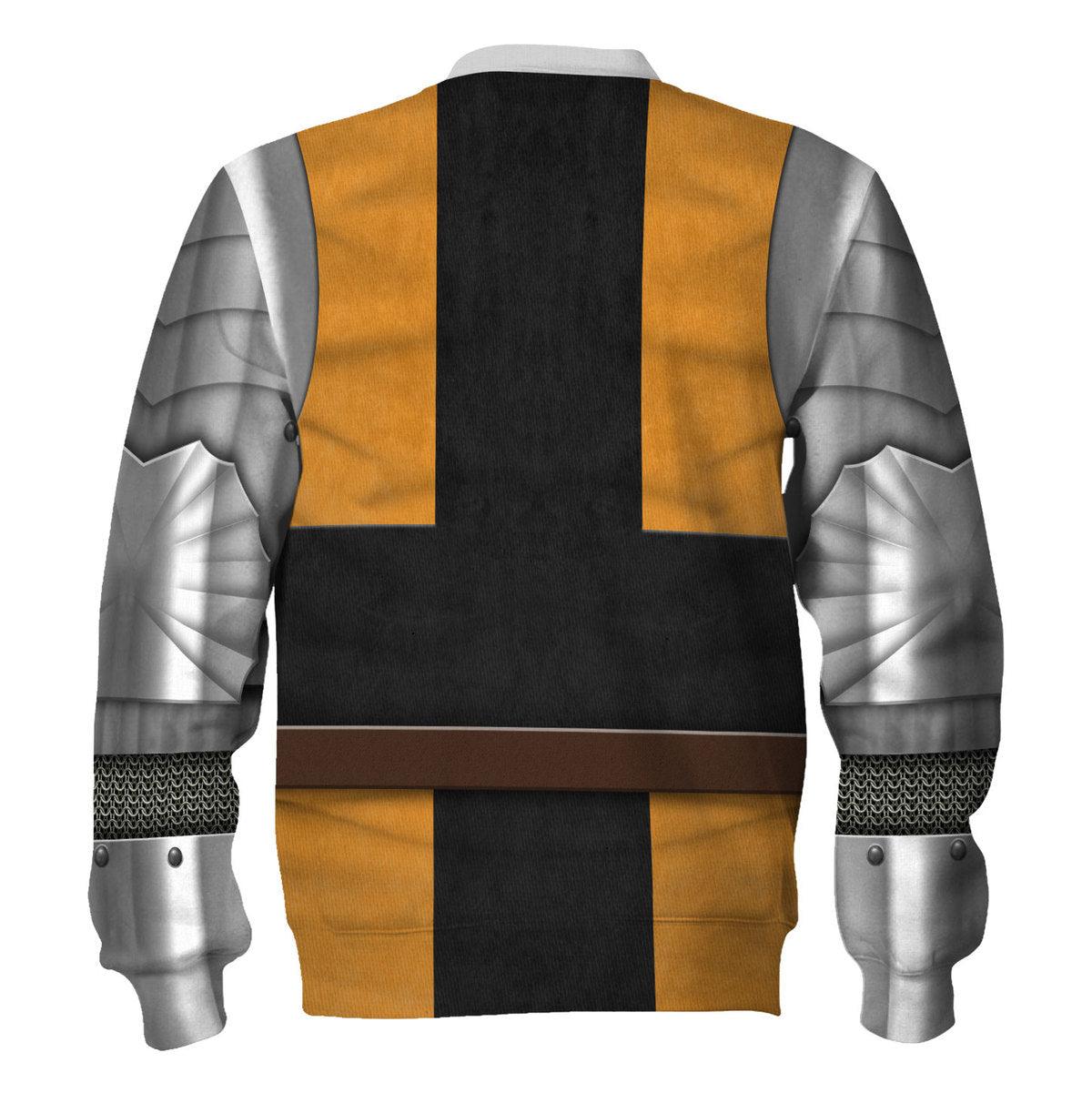 Gearhomie 1415 Agincourt Knight Waleran de Raineval Knight Costume Hoodie Sweatshirt T-Shirt Tracksuit - Gearhomie.com