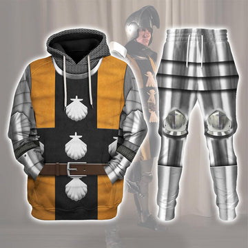 Gearhomie 1415 Agincourt Knight Waleran de Raineval Knight Costume Hoodie Sweatshirt T-Shirt Tracksuit - Gearhomie.com