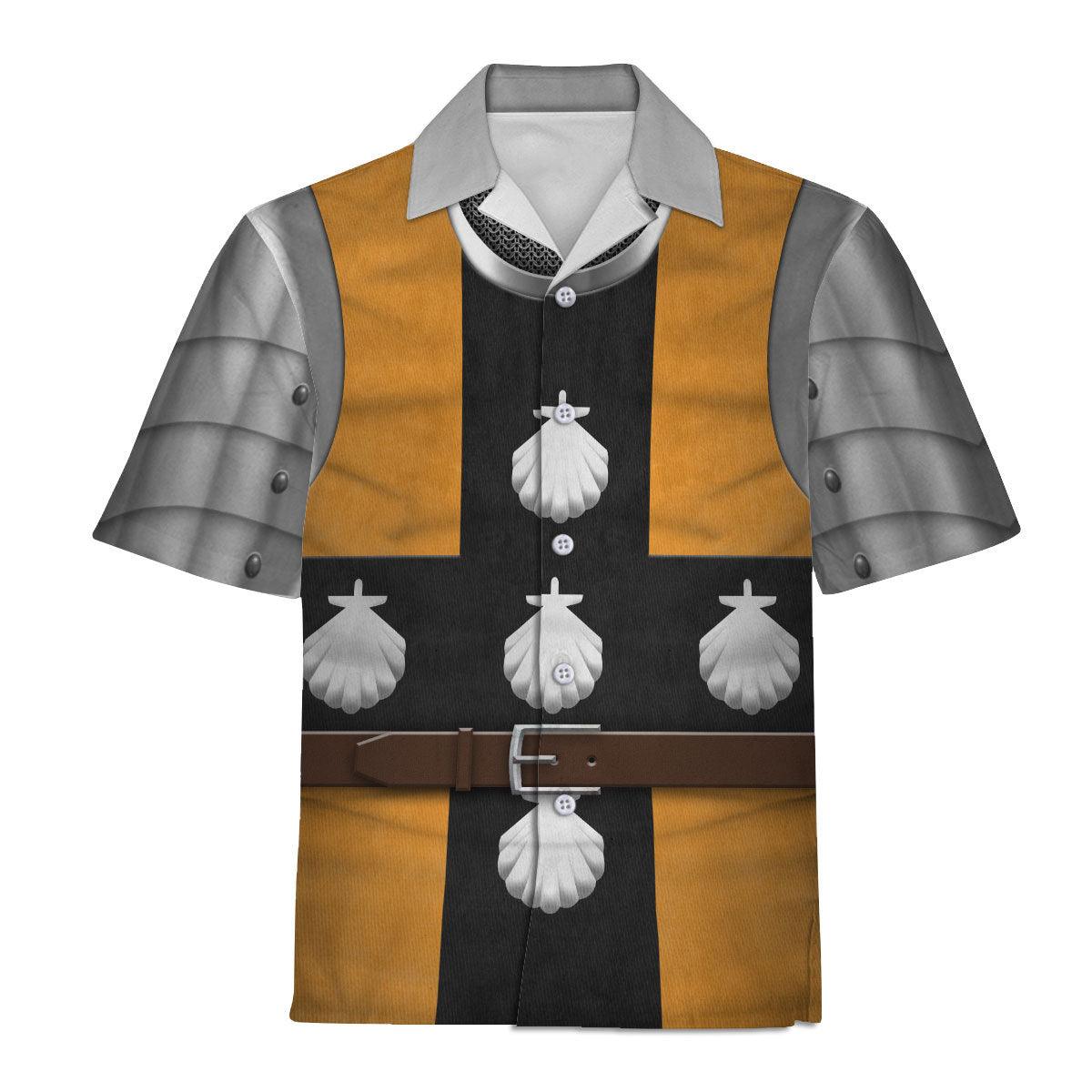 Gearhomie 1415 Agincourt Knight Waleran de Raineval Knight Costume Hoodie Sweatshirt T-Shirt Tracksuit - Gearhomie.com