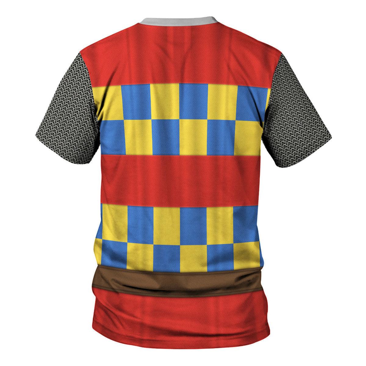 Gearhomie 14th Century Holy Roman Empire Knight Costume Hoodie Sweatshirt T-Shirt Tracksuit - Gearhomie.com
