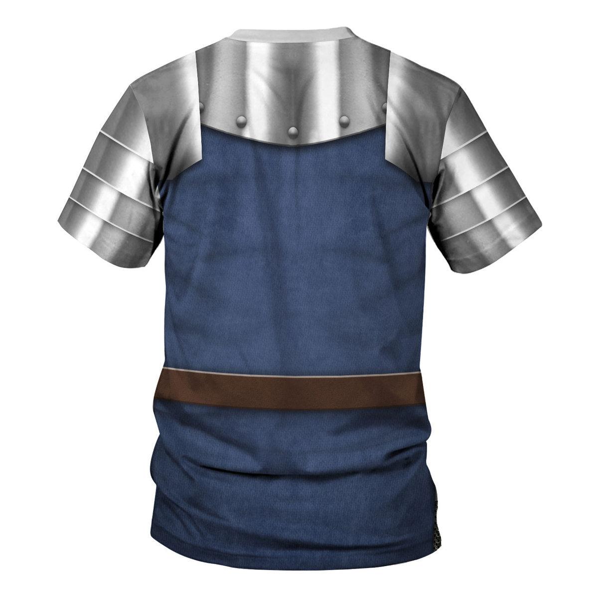 Gearhomie 15th Century French Knight Costume Hoodie Sweatshirt T-Shirt Tracksuit - Gearhomie.com
