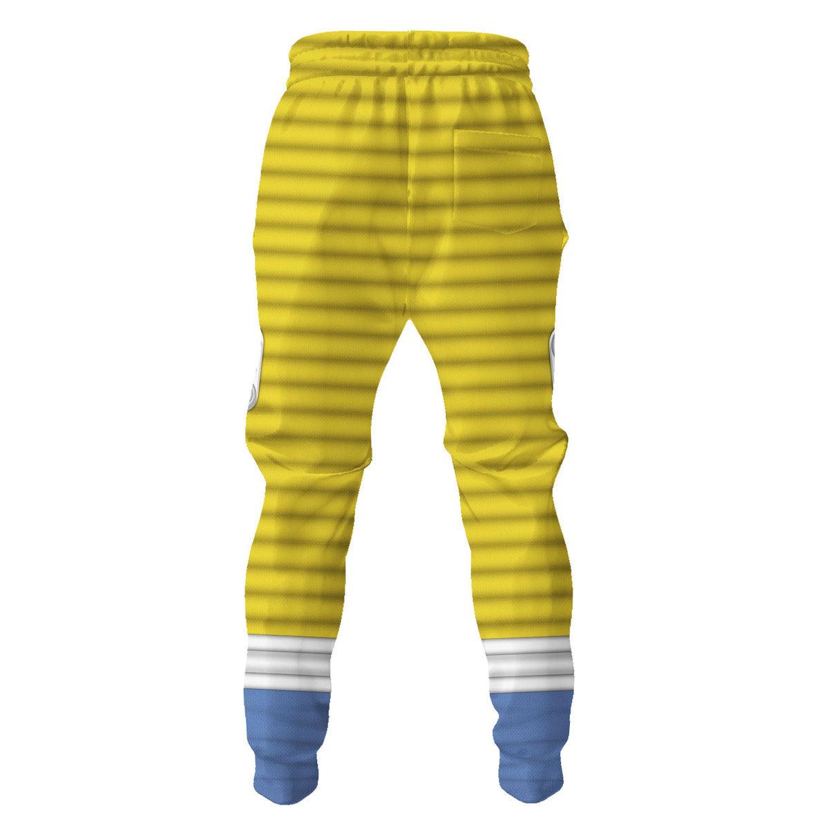 Gearhomie 2001: Space Odyssey Iconic Costume Yellow Hoodie Sweatshirt T-Shirt Sweatpants - Gearhomie.com