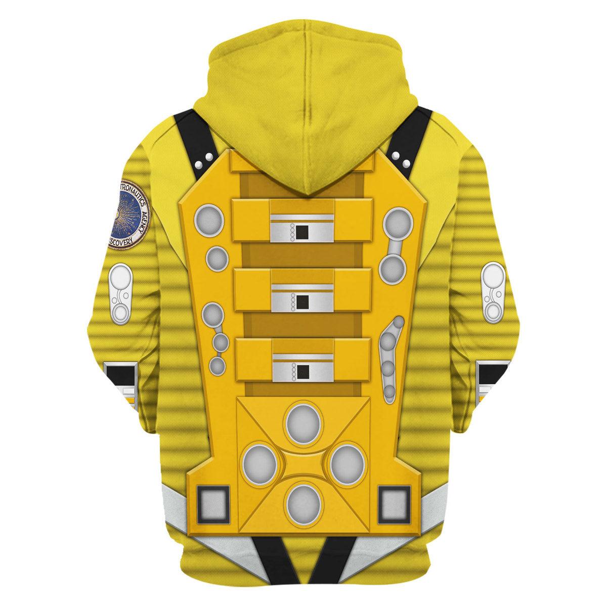 Gearhomie 2001: Space Odyssey Iconic Costume Yellow Hoodie Sweatshirt T-Shirt Sweatpants - Gearhomie.com