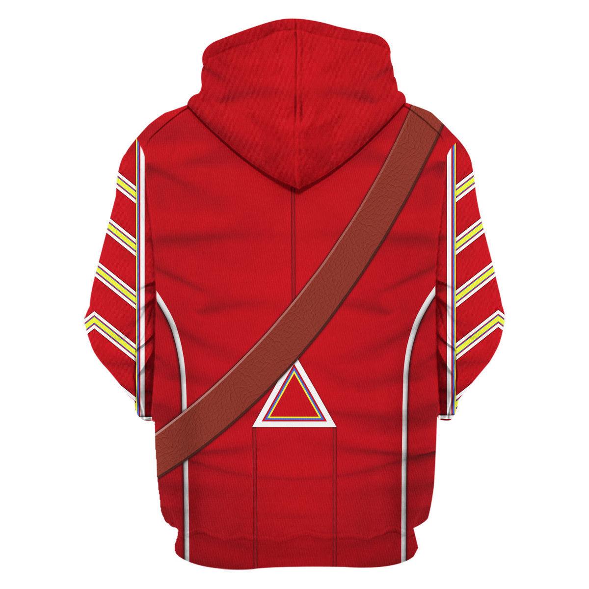 Gearhomie 23rd Foot ( Royal Welch Fuzileers ) Drummer (1812-1815) Uniform All Over Print Hoodie Sweatshirt T-Shirt Tracksuit - Gearhomie.com