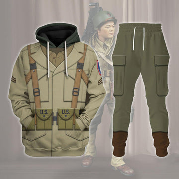  CustomsPig 442nd Infantry Regiment Corporal Costume Hoodie Sweatshirt T-Shirt Tracksuit -  CustomsPig.com