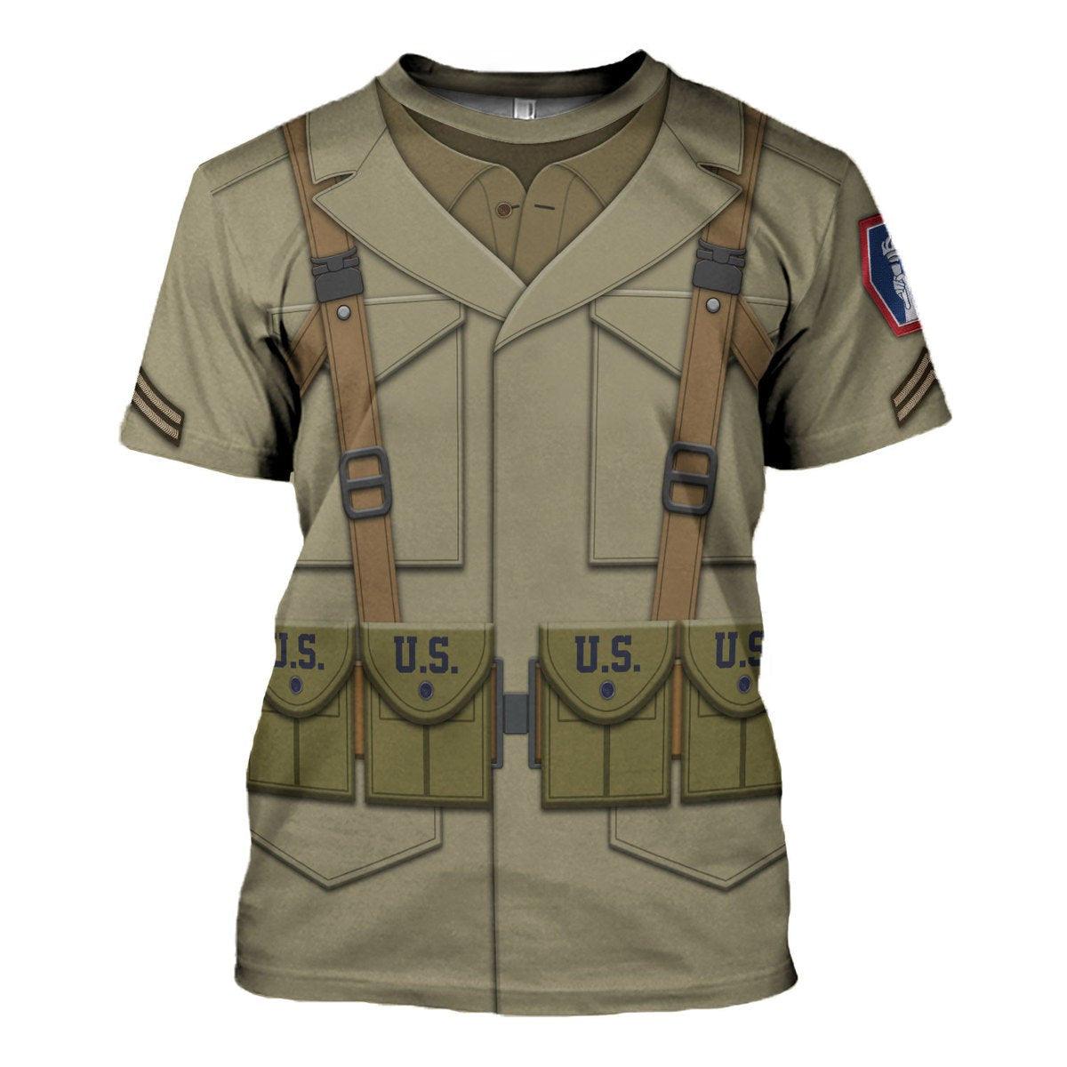  CustomsPig 442nd Infantry Regiment Corporal Costume Hoodie Sweatshirt T-Shirt Tracksuit -  CustomsPig.com