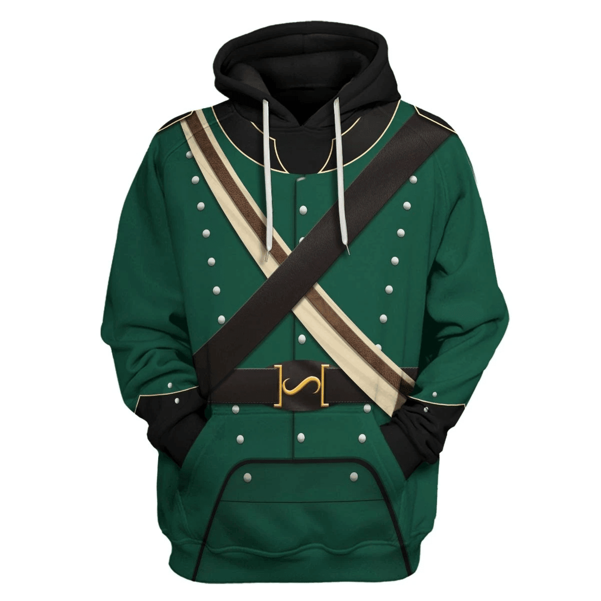 Gearhomie 95th Rifles British Rifle Corps Army Uniform Hoodie Sweatshirt T-Shirt Tracksuit - Gearhomie.com