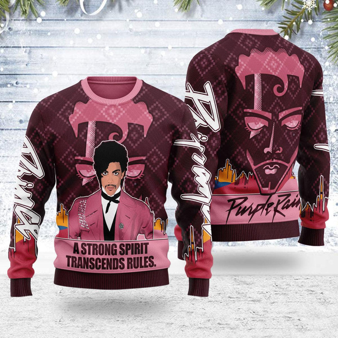 Gearhomie A Strong Spirit Transcends Rules Christmas Ugly Sweater - Gearhomie.com