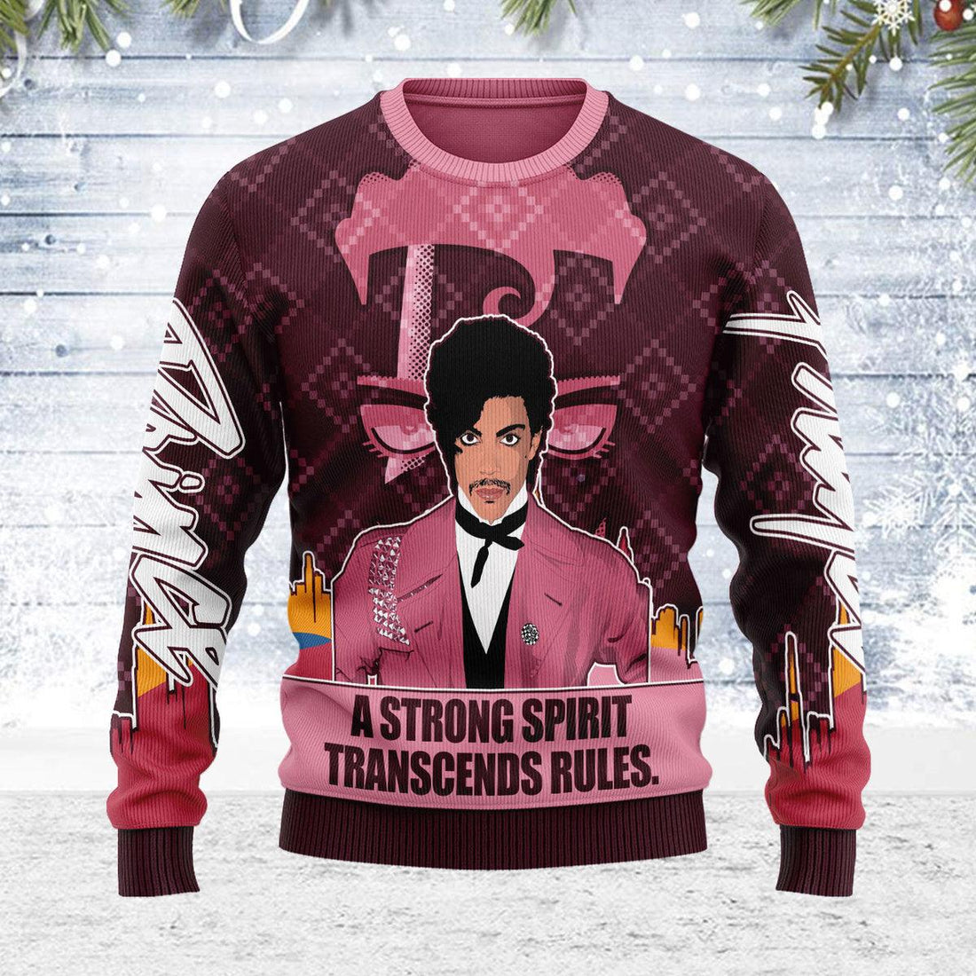 Gearhomie A Strong Spirit Transcends Rules Christmas Ugly Sweater - Gearhomie.com