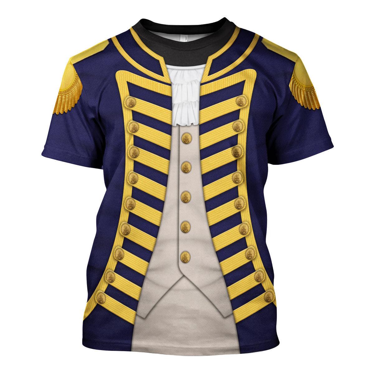 Gearhomie Admiral Collingwood Uniform All Over Print Hoodie Sweatshirt T-Shirt Tracksuit - DucG