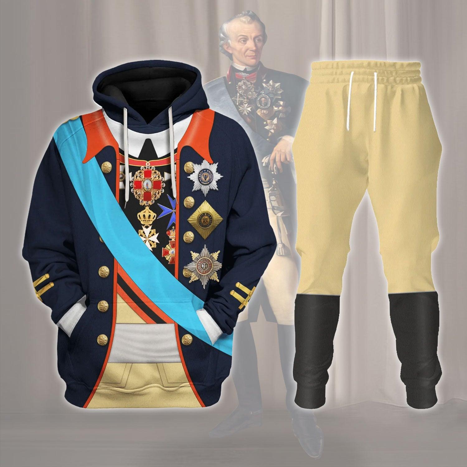  CustomsPig Aleksandr Vasilyevich Suvorov Costume Hoodie Sweatshirt T-Shirt Tracksuit -  CustomsPig.com