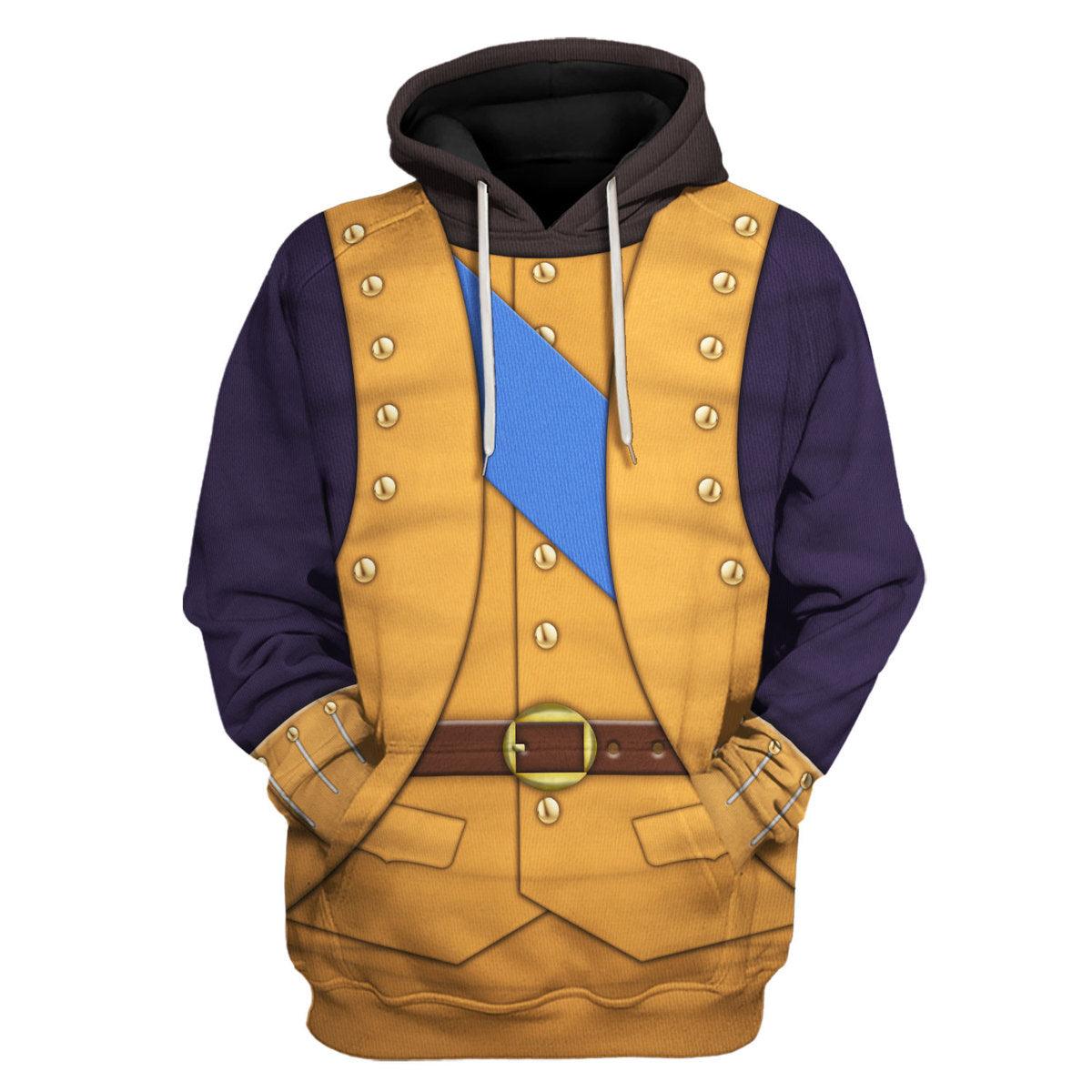 Gearhomie American Infantry Officer-1776-1783 Uniform All Over Print Hoodie Sweatshirt T-Shirt Tracksuit - Gearhomie.com