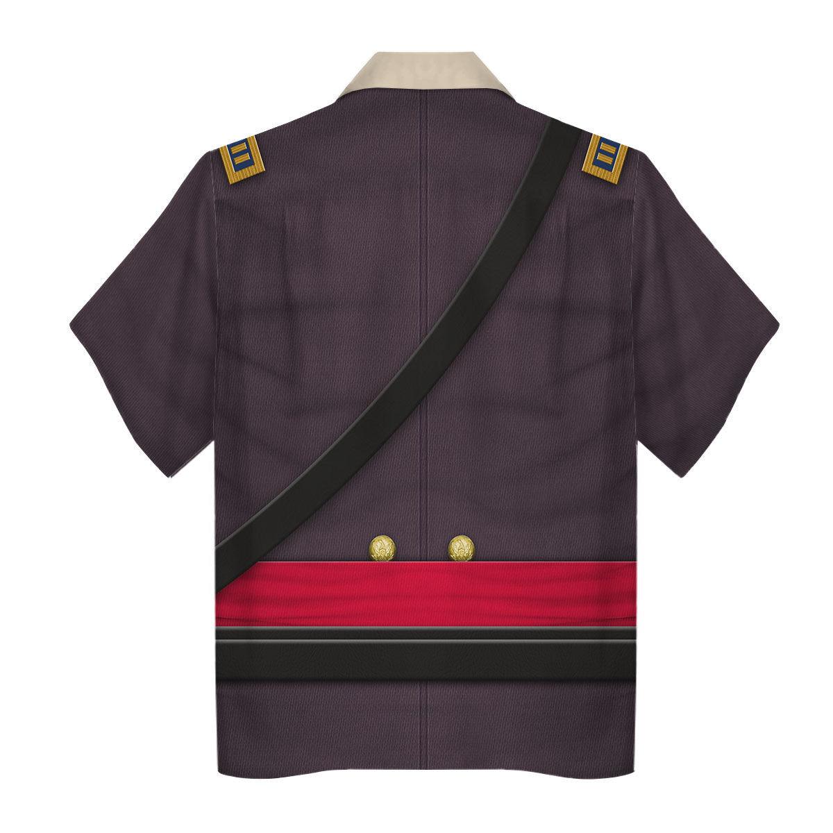 Gearhomie American Union Army Infantry Officer-Captain Uniform All Over Print Hoodie Sweatshirt T-Shirt Tracksuit - Gearhomie.com